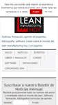 Mobile Screenshot of leanmanufacturinghoy.com