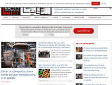 Tablet Screenshot of leanmanufacturinghoy.com